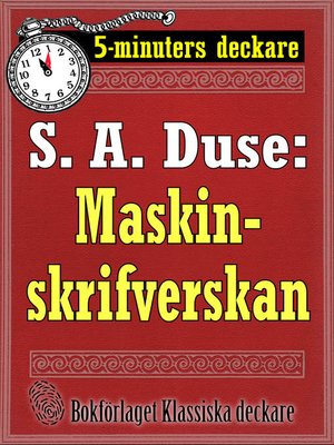 cover image of Maskinskrifverskan. Berättelse